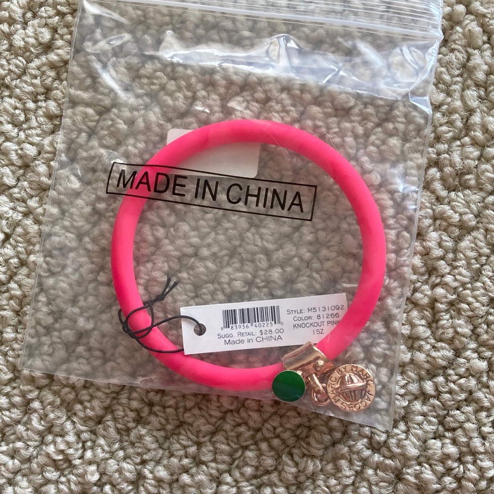 NEW Marc by Marc Jacobs Pink Bracelet Small Circular Rose Gold NWT